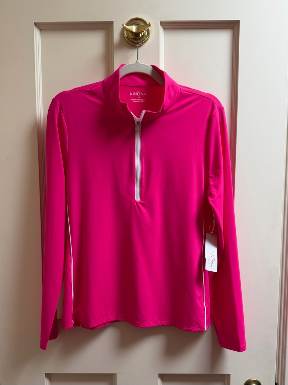 NWT Kinona Golf Keep It Covered Long Sleeve Top Size M